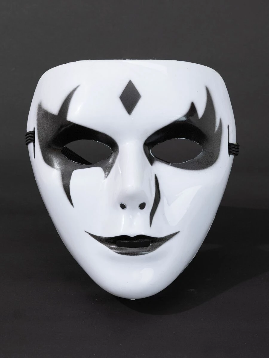 1pc Ghost Design Costume Face Shield Halloween,Mysterious Mask,Ghost ...