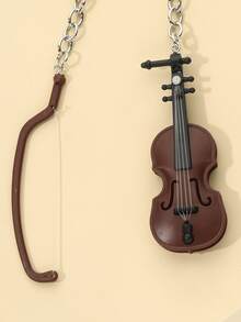 2 móc khóa charm nhạc cụ - Nhiều màu - Xem 3