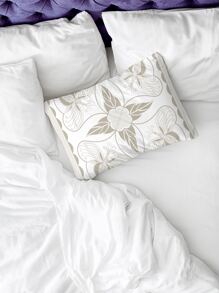 Butterfly Print Cushion Cover Without Filler - Multicolor - View 3