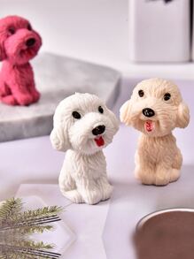 3 piezas Borrador perro de dibujos animados en forma de al azar - Multicolor - Ver 5