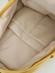 Ba lô Nữ Lá thư Có thể điều chỉnh được Sẵn sàng - Màu vàng - Xem 3