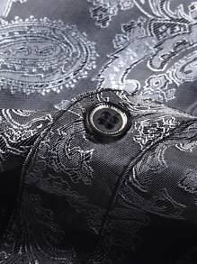 CLOUDSTYLE Men Paisley Print Shirt - Dark Grey - View 5