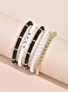5 cái Thư Chi Tiết Vòng Tay Cườm - Nhiều màu - Xem 1