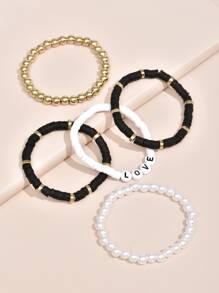 5 cái Thư Chi Tiết Vòng Tay Cườm - Nhiều màu - Xem 2