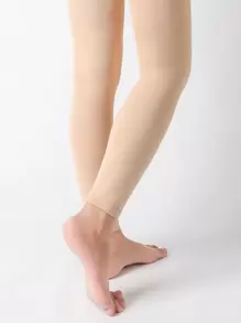 Solid Thermal Lined Tights