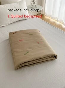 Dragonfly Embroidered Bedspread