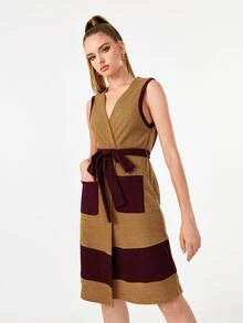 Emily Ann 補丁口袋腰帶外套馬甲