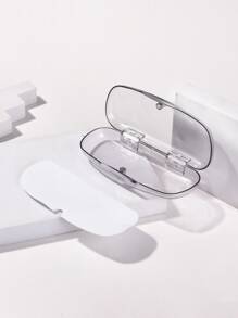Hộp đựng kính chắc chắn Phụ kiện kính cho phụ nữ - Màu Xám nhạt - Xem 2