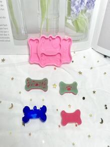 1 pieza Molde de silicona hueso DIY - Rosa - Ver 1