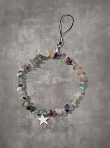 ROMWE Grunge Punk Star Decor Phone Lanyard - Multicolor - View 1