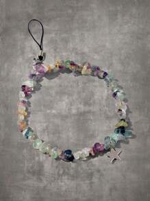 ROMWE Grunge Punk Star Decor Phone Lanyard - Multicolor - View 3