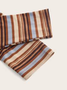 ROMWE Ladies' Striped Long Sleeve T-Shirt - Multicolor - View 4