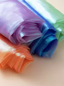 4入組素色鐳射DIY面料 - 彩色 - 查看 1