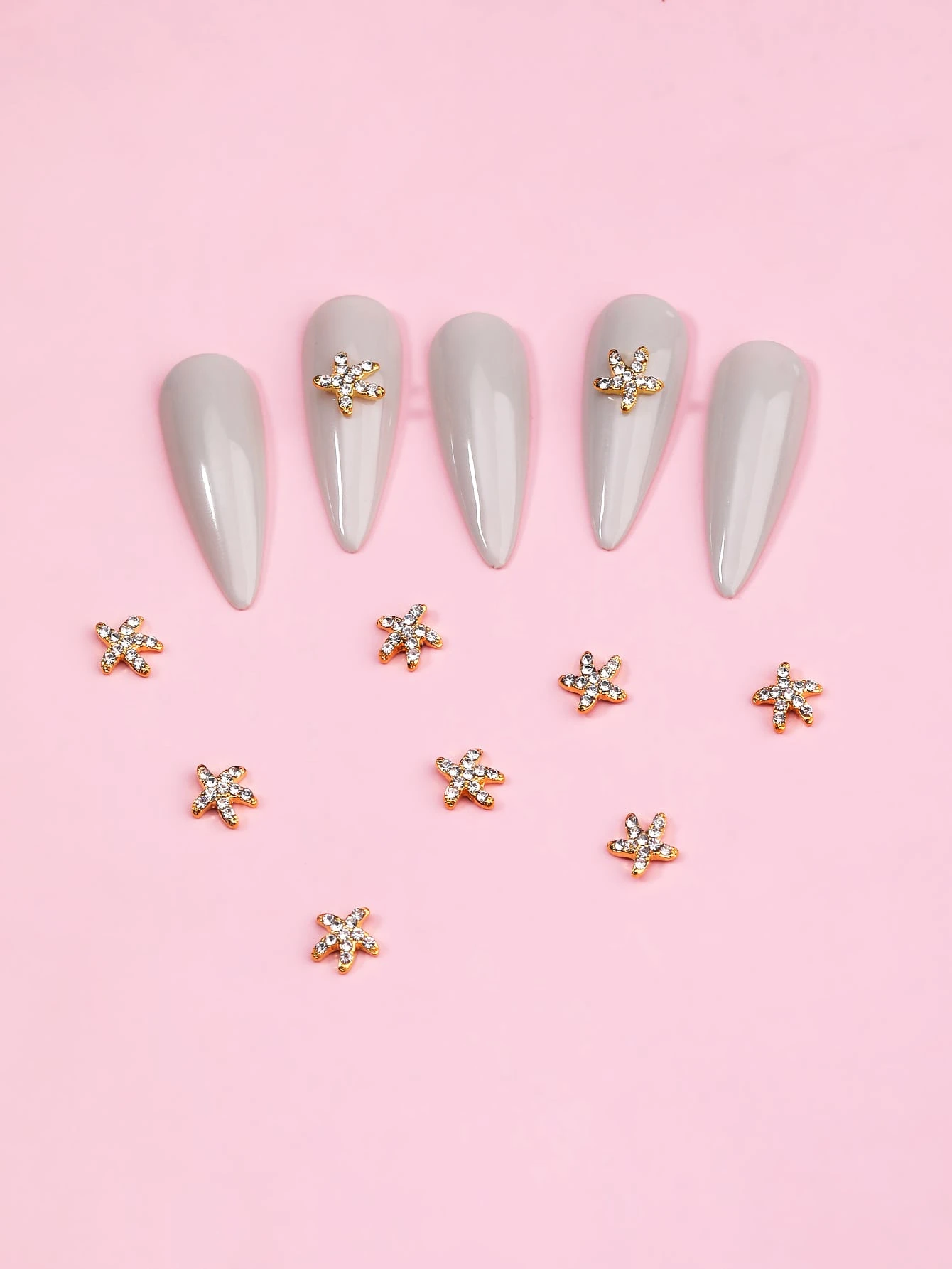10pcs 3D Starfish Design Nail Art Decoration | SHEIN USA