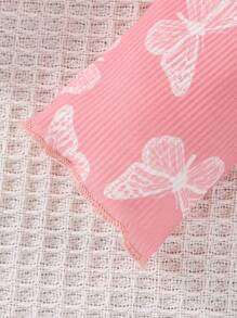Baby Butterfly Print Leggings - Baby Pink - View 3