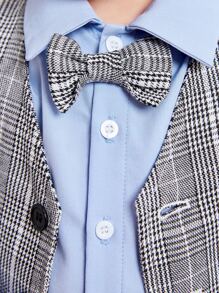 SHEIN 男嬰前蝴蝶結二合一襯衫和格紋長褲 - 彩色 - 查看 8