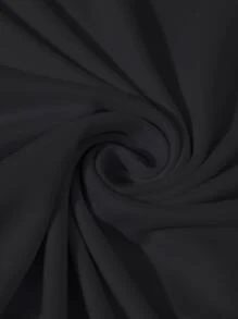 SHEIN LUNE Christmas Print Tee - Black - View 3