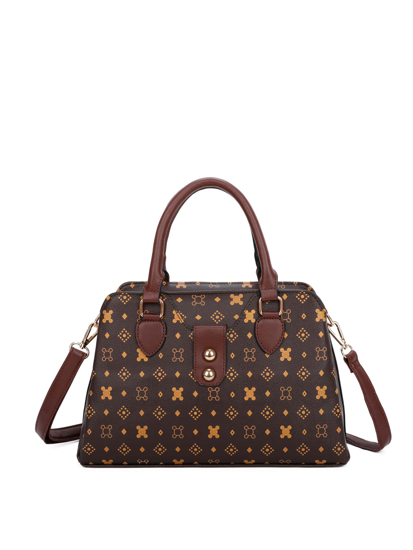 2022 New Women'S Fashionable Large Capacity Commuter Crossbody Bag, Printed Casual Tote Bag For Daily Use - Multicolor - View 1