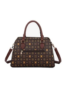 2022 New Women'S Fashionable Large Capacity Commuter Crossbody Bag, Printed Casual Tote Bag For Daily Use - Multicolor - View 2