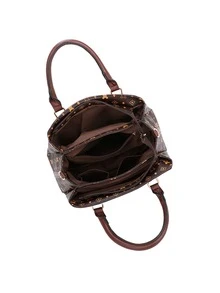 2022 New Women'S Fashionable Large Capacity Commuter Crossbody Bag, Printed Casual Tote Bag For Daily Use - Multicolor - View 3