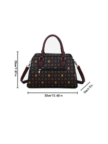 2022 New Women'S Fashionable Large Capacity Commuter Crossbody Bag, Printed Casual Tote Bag For Daily Use - Multicolor - View 5