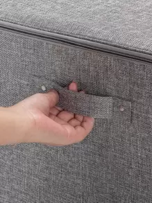 1pc Plain Clothes Storage Bag Decorations Decor Festival Decor Room Decor Home Decor Bed Room Decor Bedroom, Organizer, Home Storage, For White T-Shirt Women, Black Pants Women, Ladies Winter Clothes, Dress, Winter Clothes For Ladies, Elegant Woman Dresses, White Shirt For Ladies, Long Sleeve, White Jumpsuit For Women, Spring Dresses For Women, Spring Outfits For Women, Spring, Spring Clothes, Minimalist, Summer Tops Storage - Grey - View 6