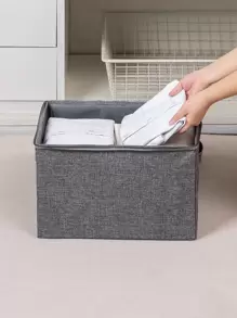 1pc Plain Clothes Storage Bag Decorations Decor Festival Decor Room Decor Home Decor Bed Room Decor Bedroom, Organizer, Home Storage, For White T-Shirt Women, Black Pants Women, Ladies Winter Clothes, Dress, Winter Clothes For Ladies, Elegant Woman Dresses, White Shirt For Ladies, Long Sleeve, White Jumpsuit For Women, Spring Dresses For Women, Spring Outfits For Women, Spring, Spring Clothes, Minimalist, Summer Tops Storage - Grey - View 8