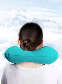 1 pieza Almohada cervical en forma U de coche - azul real - Ver 4