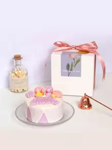 1pc Plain DIY Silicone Mold, Simple Blue Design Silicone Mold For DIY - Blue - View 3