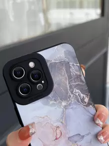 Coque de téléphone portable à imprimé marbré