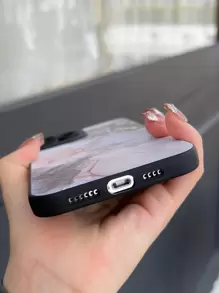 Coque de téléphone portable à imprimé marbré