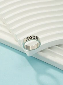 年數細節戒指 - 銀色 - 查看 2