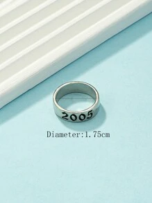 年數細節戒指 - 銀色 - 查看 3