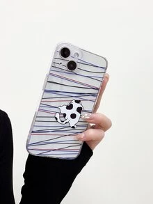 卡通圖案透明手機殼 - 彩色 - 查看 3