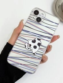 卡通圖案透明手機殼 - 彩色 - 查看 5
