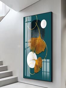 1pc Ginkgo Leaf Print Bức tranh không khung - Nhiều màu - Xem 2