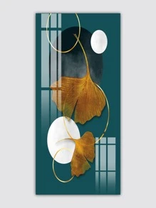 1pc Ginkgo Leaf Print Bức tranh không khung - Nhiều màu - Xem 6