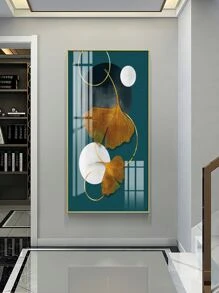 1pc Ginkgo Leaf Print Bức tranh không khung - Nhiều màu - Xem 7