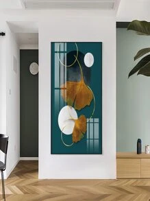 1pc Ginkgo Leaf Print Bức tranh không khung - Nhiều màu - Xem 8