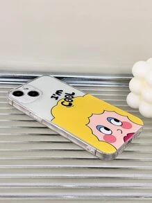 酷女孩透明手機殼 - 彩色 - 查看 3