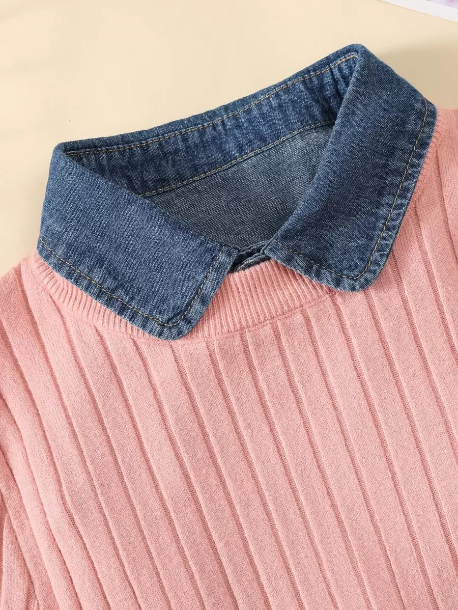 1pc Solid Dickey Collar Simple Faux Collar - Royal Blue - View 1