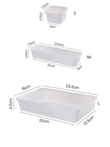 1pc Multifunctioneel Keuken Opbergrek - Wit - Bekijken 4