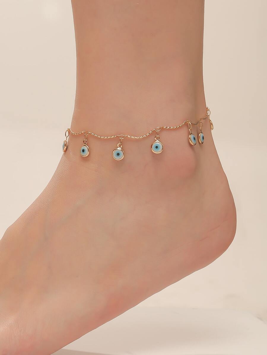 Pulsera tobillera aojo accesorio