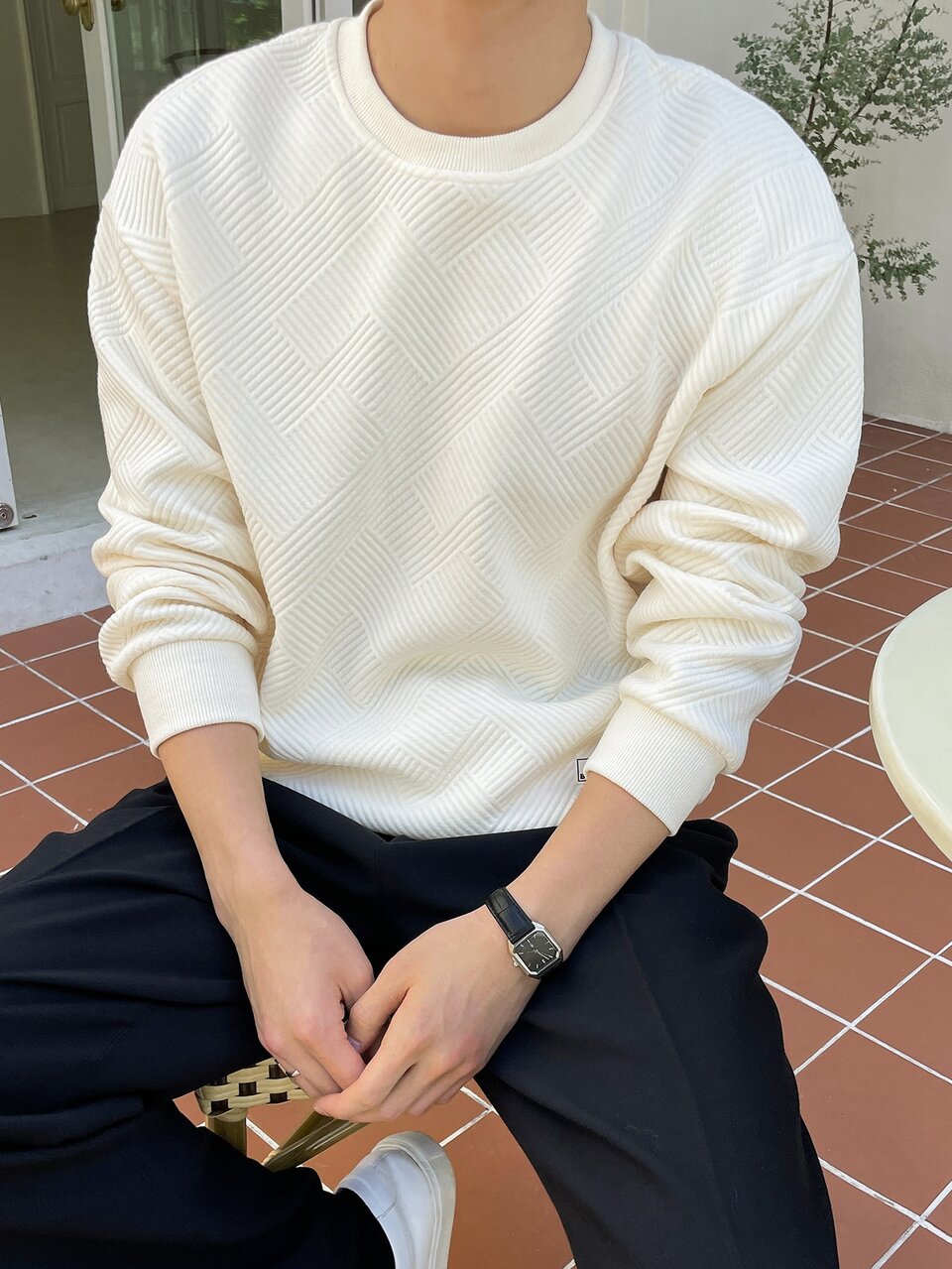 Men Solid Drop Shoulder Sweatshirt,Fall Clothes