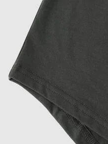 Manfinity Homme Men Japanese Character Graphic Tee - Dark Grey - View 4