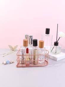 1pc Heart Design Cosmetic Storage Stand - Rose Gold - View 2