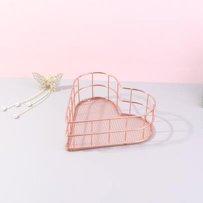 1入組愛心設計化妝品收納支撐架