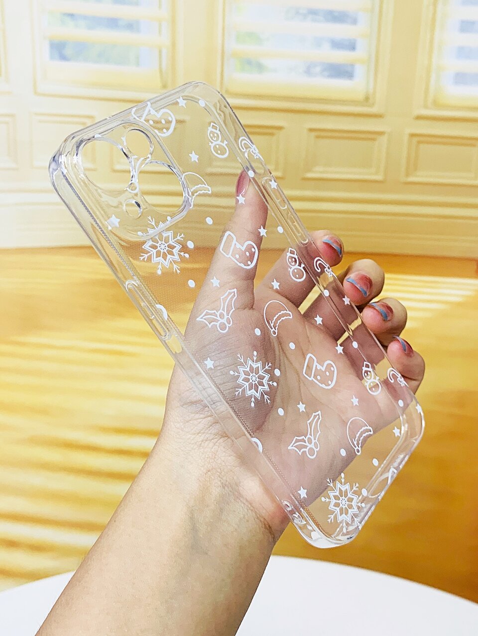 Christmas Graphic Clear Phone Case