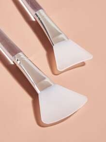 3pcs Silicone Facial Sheet Brush - White - View 4