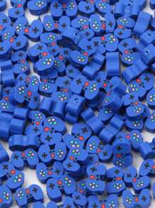 50入組遊戲控制器形狀軟黏土珠子適用於DIY手鍊製作 - 彩色 - 查看 4